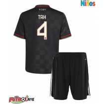 Camiseta Bayern Munich Jonathan Tah #4 Tercera Equipación para niños 2025-26 manga corta (+ pantalones cortos)